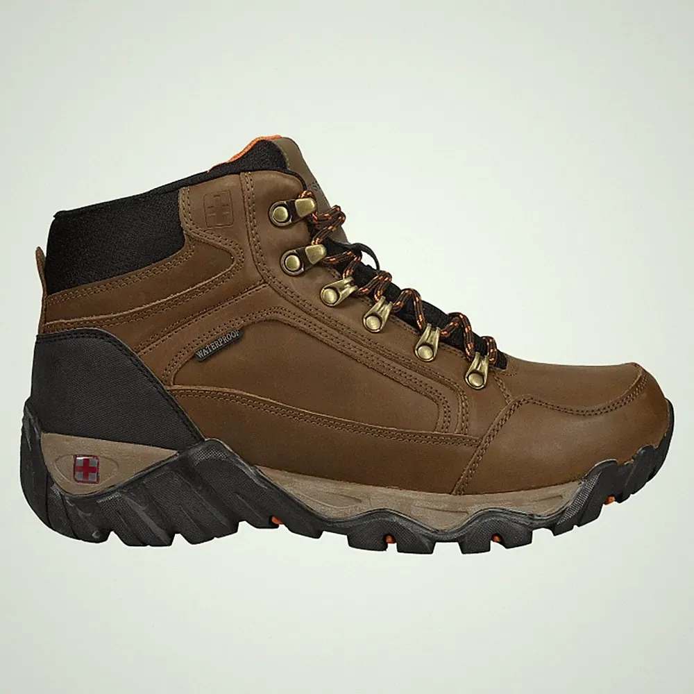 SWISS TECH Snow Hiking Mens Brown Casual Boots PG128